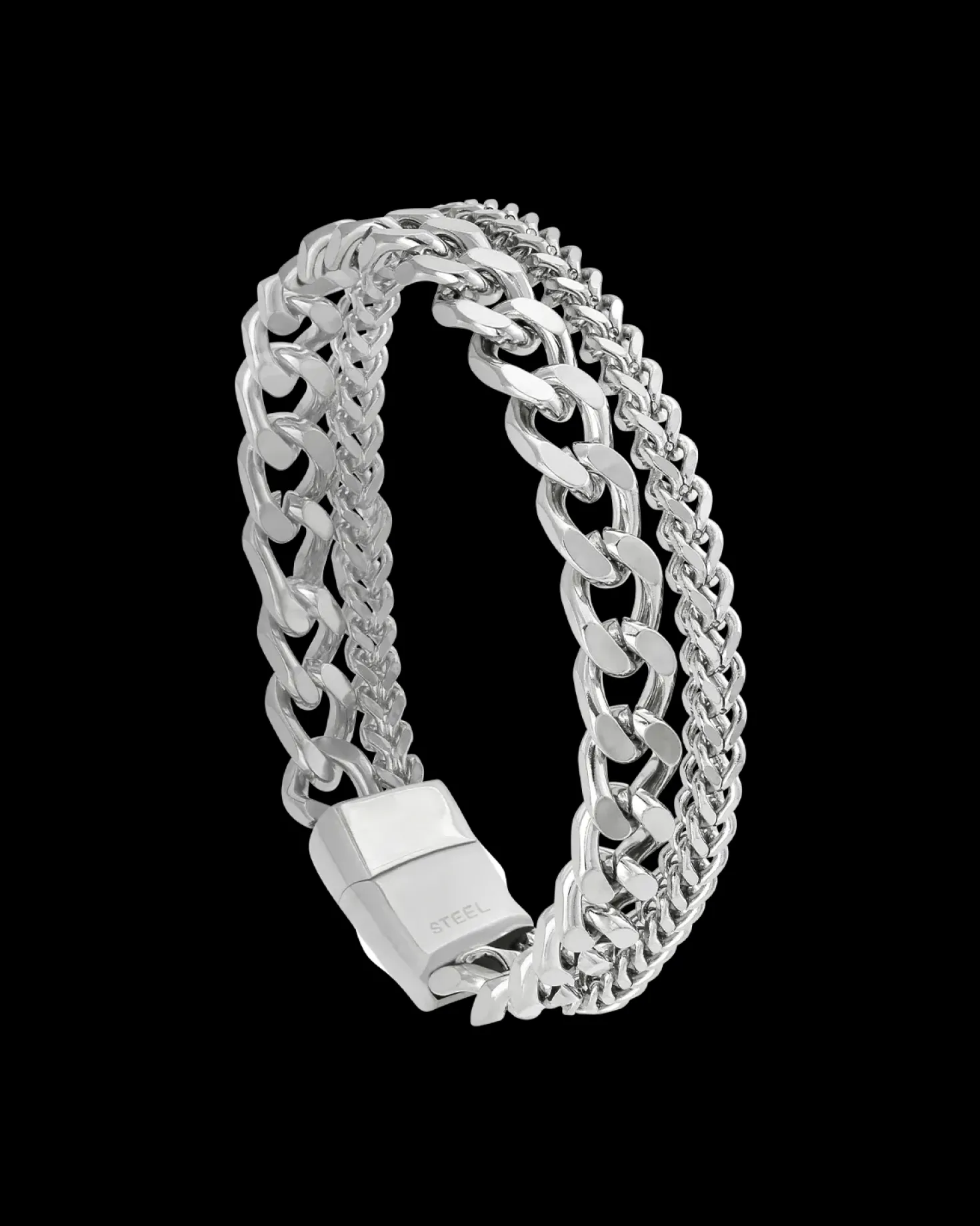 Bacelet pour homme - Silver Unity