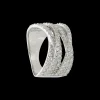Bague - Crossed Silver