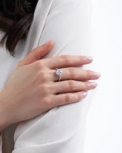 Bague - Cubic zirconia ovale