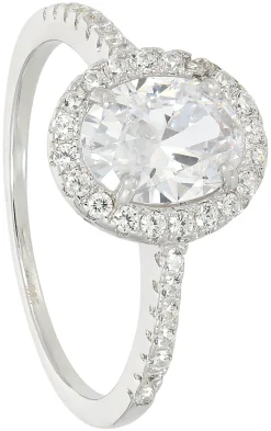 Bague - Cubic zirconia ovale