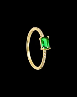 Bague - Green Rectangle