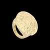 Bague - Hammered Circle