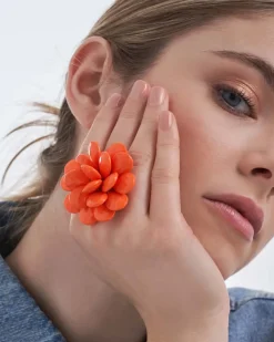 Bague - Orange Flower