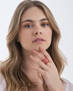 Bague - Red Stripes
