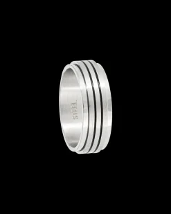 Bague pour homme - Black Stripes