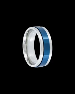 Bague pour homme - Blue Glow