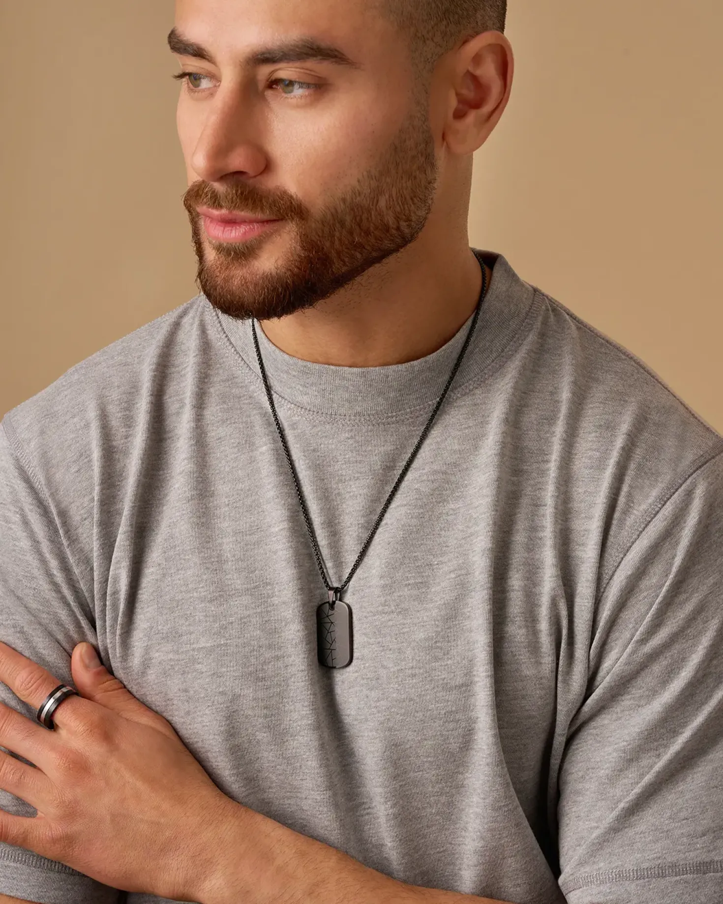 Bague pour homme - Shiny Black