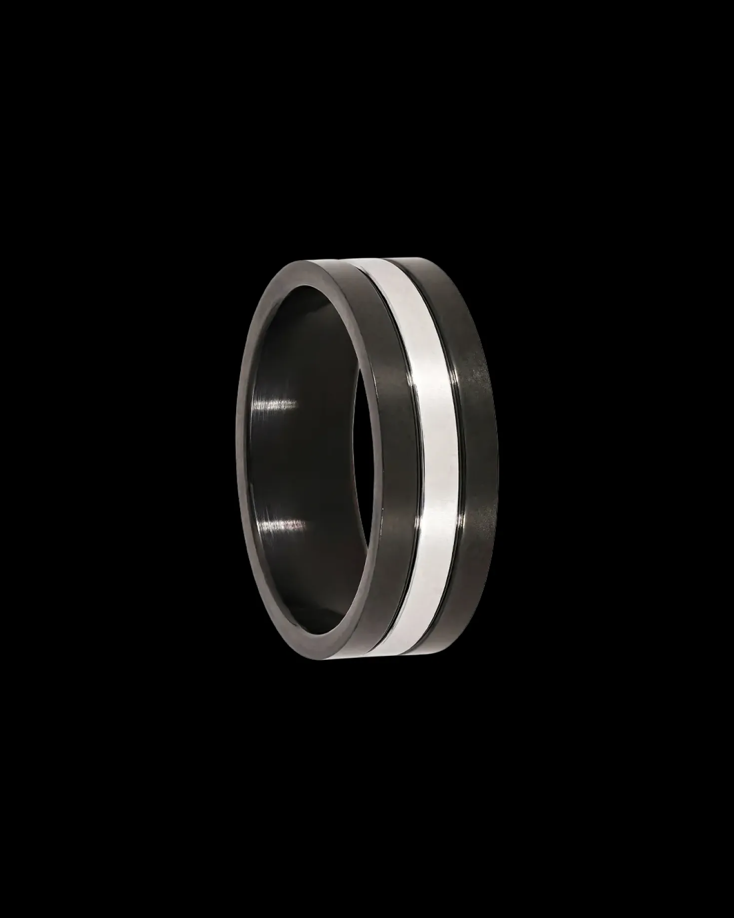 Bague pour homme - Shiny Black