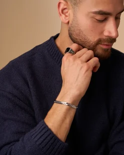 Bague pour homme - Steel Enamel