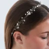 Bandeau - Silver Flowers