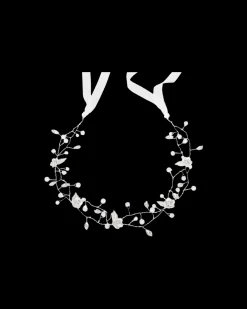 Bandeau - Silver Flowers