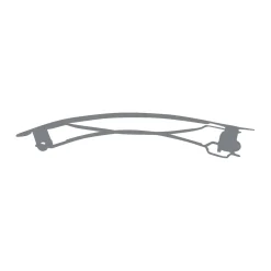 Barrette - Burgundy Bow