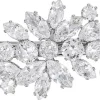 Barrette - Floral Zirconia
