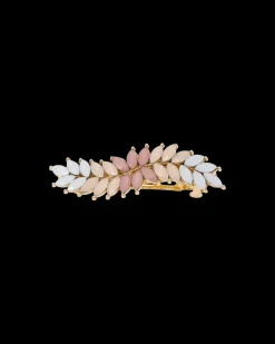 Barrette - Pastel Leaves