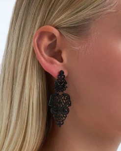 Boucles d'oreilles - Black Heart