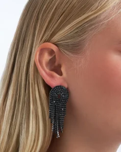 Boucles d'oreilles - Black Sun
