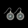 Boucles d'oreilles - Bluish Circle