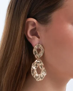 Boucles d'oreilles - Golden Fluid