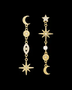 Boucles d'oreilles - Golden Galaxy
