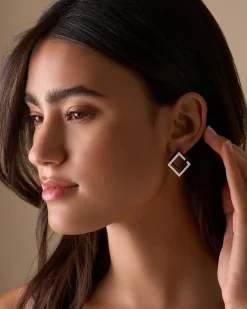 Boucles d'oreilles - Graphic Silver