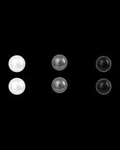 Boucles d'oreilles - Grey Pearls