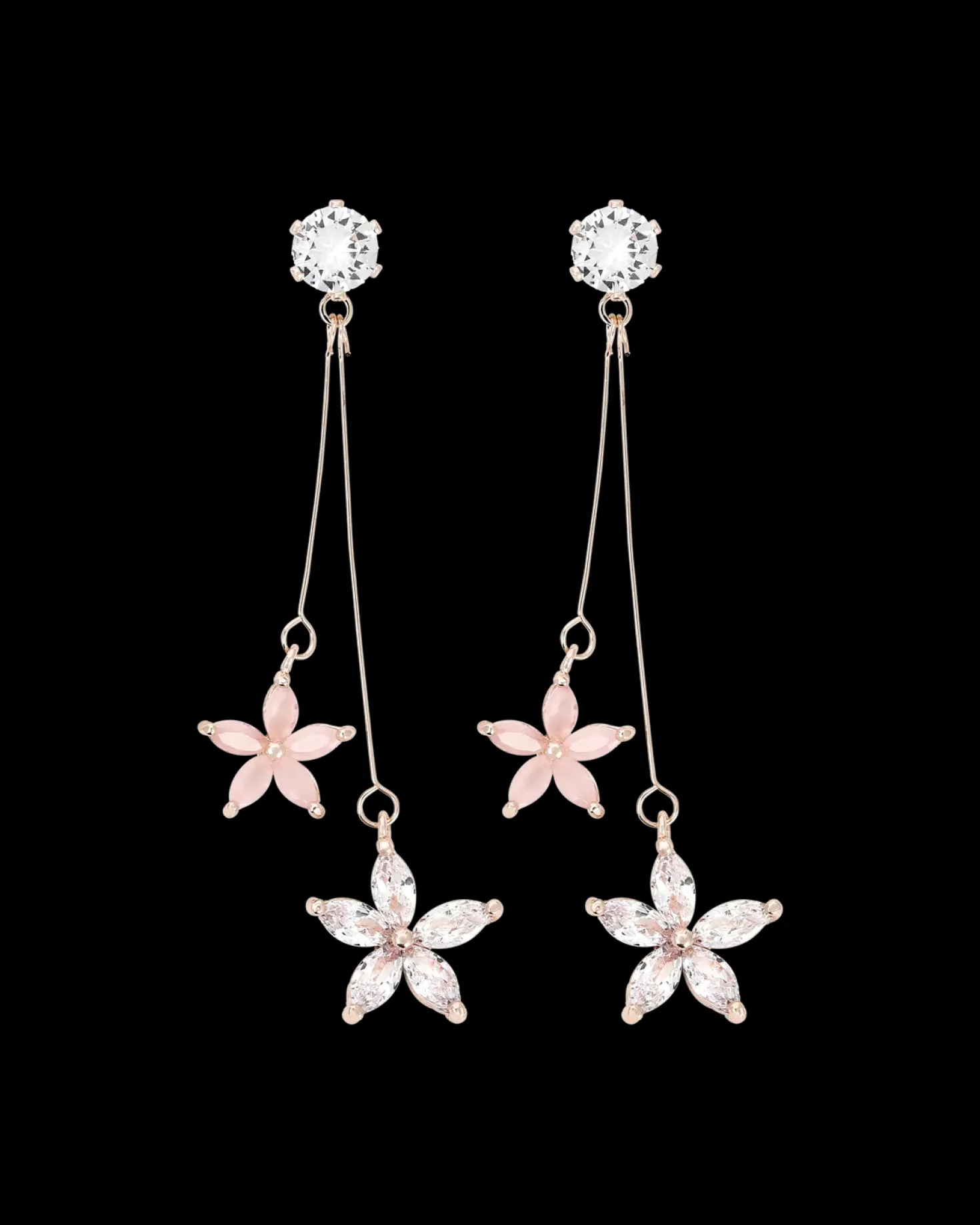Boucles d'oreilles - Hanging Flowers