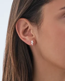 Boucles d'oreilles - Iced Pearl