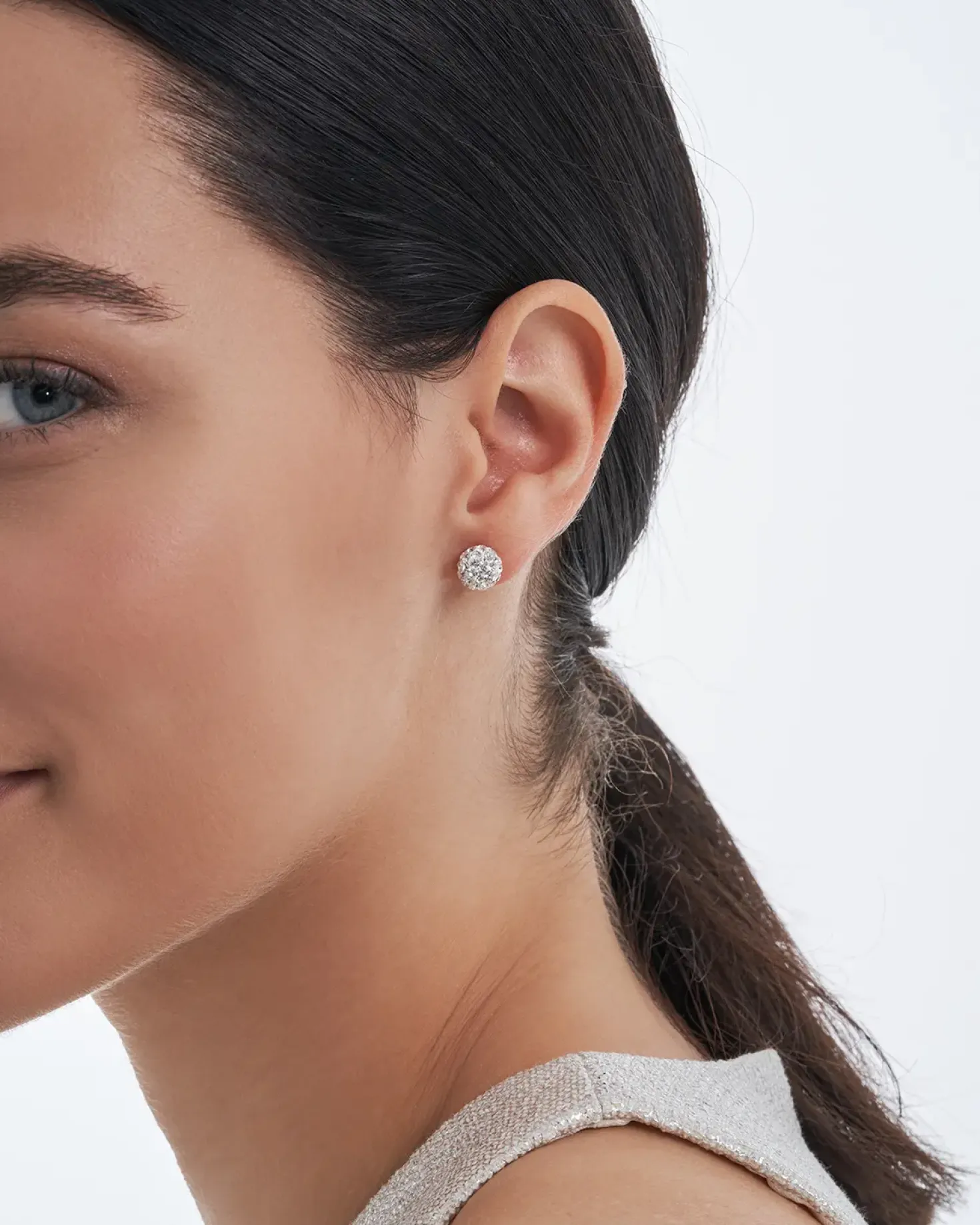 Boucles d'oreilles - Little Silver Ball