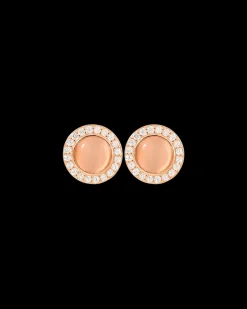 Boucles d’oreilles - Rose Cateye