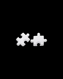 Boucles d'oreilles - Silver Puzzle