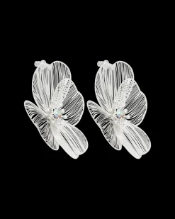 Boucles d'oreilles - Silver Petal