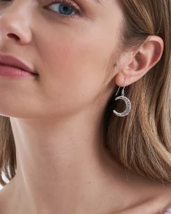 Boucles d’oreilles - Silver Crescent