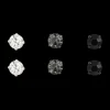Boucles d'oreilles - Three Diamond Glam