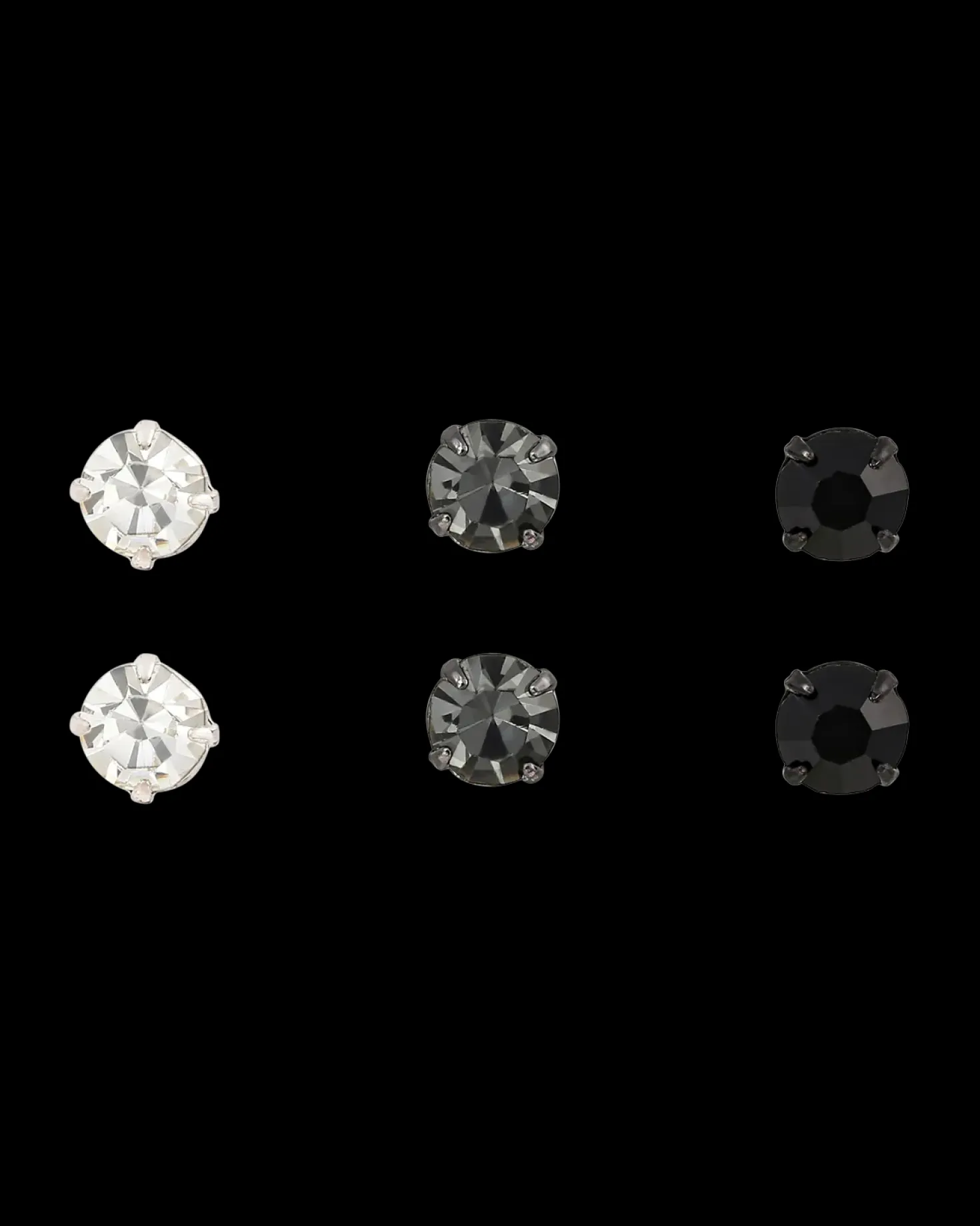 Boucles d'oreilles - Three Diamond Glam