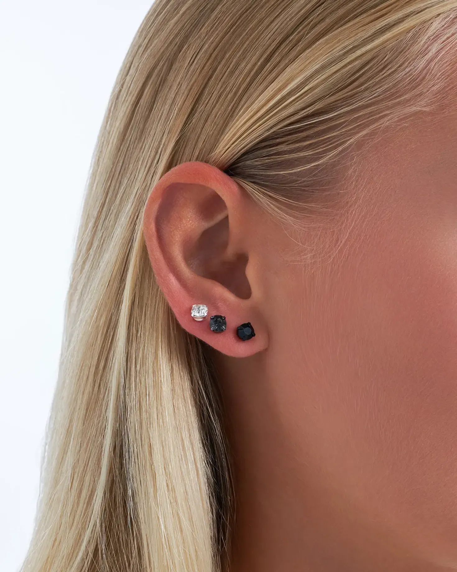 Boucles d'oreilles - Three Diamond Glam