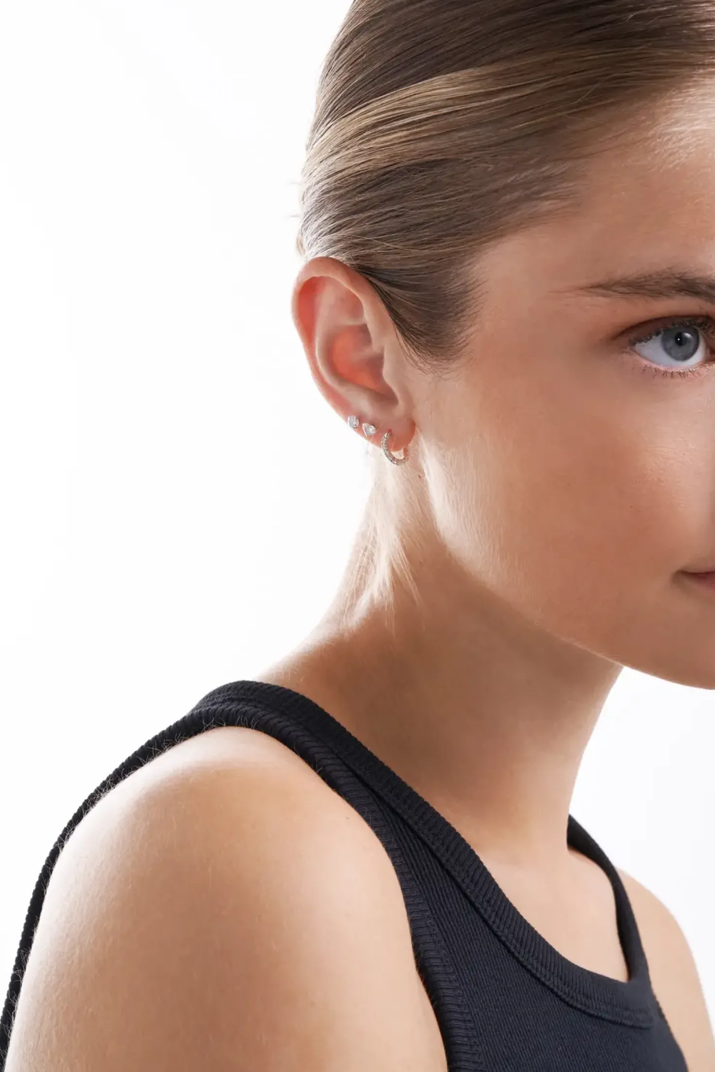 Boucles d'oreilles - Triple Silver