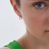 Boucles d'oreilles argentées - Rings