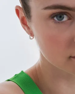 Boucles d'oreilles argentées - Rings