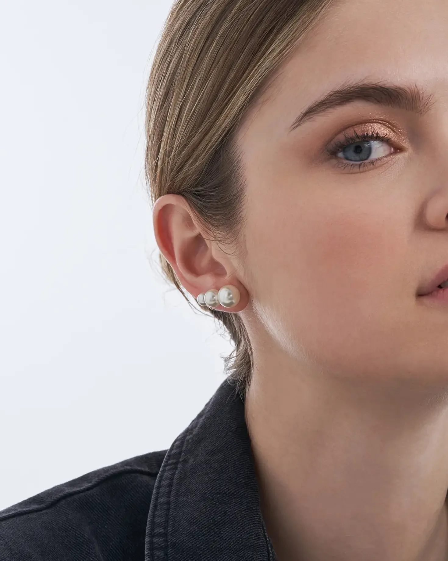Boucles d'oreilles argentées - Perles
