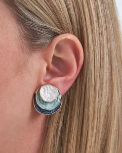 Boucles d'oreilles clips - Vintage Circle