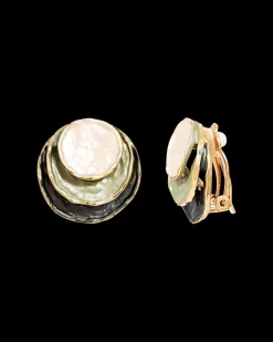 Boucles d'oreilles clips - Vintage Circle