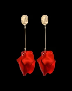 Boucles d'oreilles clips - Romantic Leaves