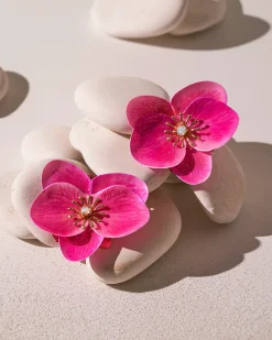Boucles d'oreilles clips - Glitter Bloom