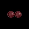 Boucles d'oreilles clips - Burgundy Circle