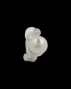 Boucles d'oreilles clips - Perle strass