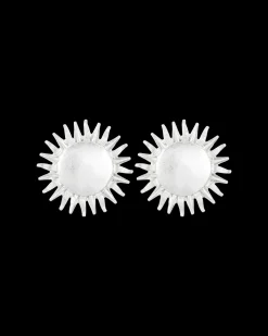 Boucles d'oreilles clips - Silver Sun