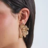Boucles d'oreilles clips - Textured Swirl