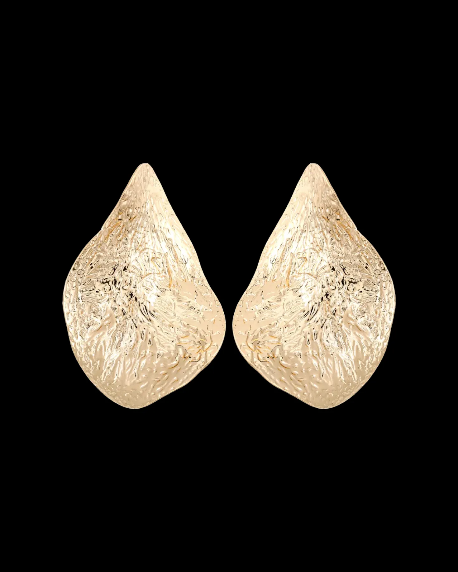Boucles d'oreilles clips - Golden Leaf