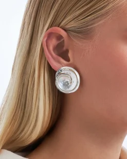 Boucles d'oreilles clips - Silver Shells