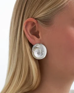 Boucles d'oreilles clips - Silver Shells
